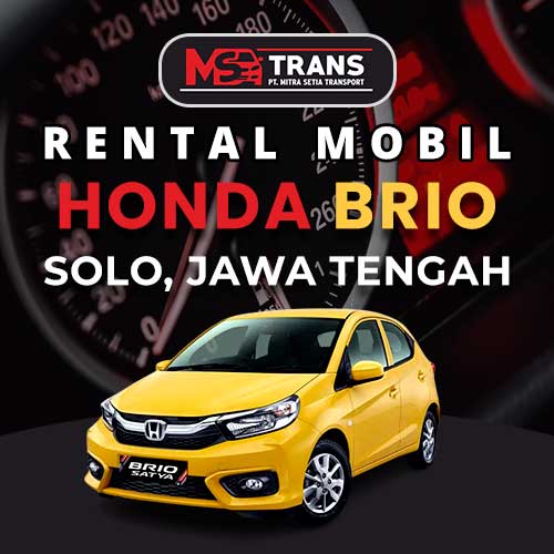 rental mobil brio solo