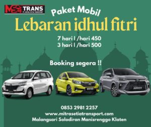 Sewa Mobil Lebaran 2026