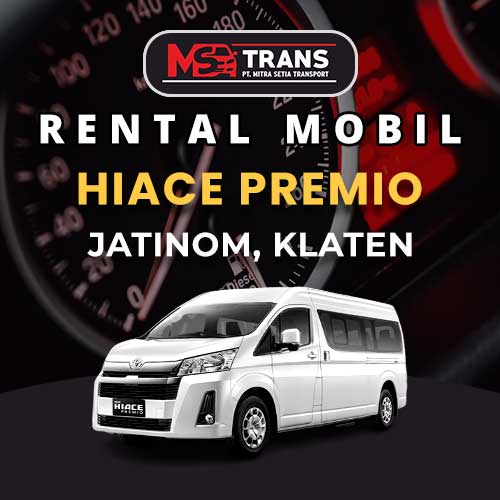 sewa hiace premio jatinom klaten